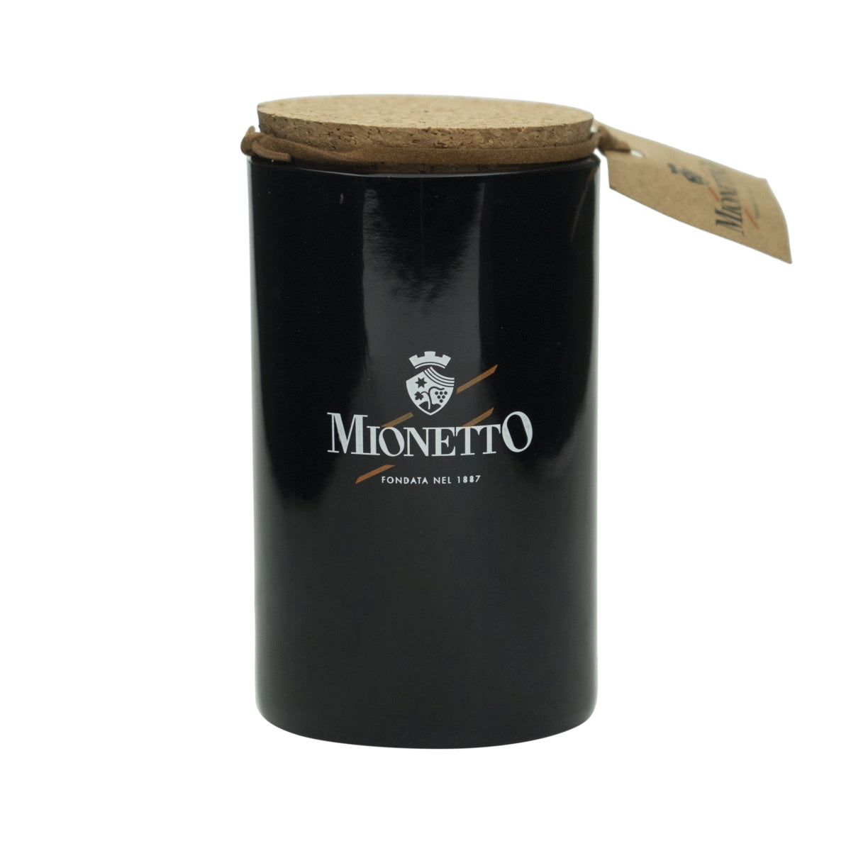 Mionetto Bougie parfumée Scented Candle Vanille dans un verre avec couvercle Décoration