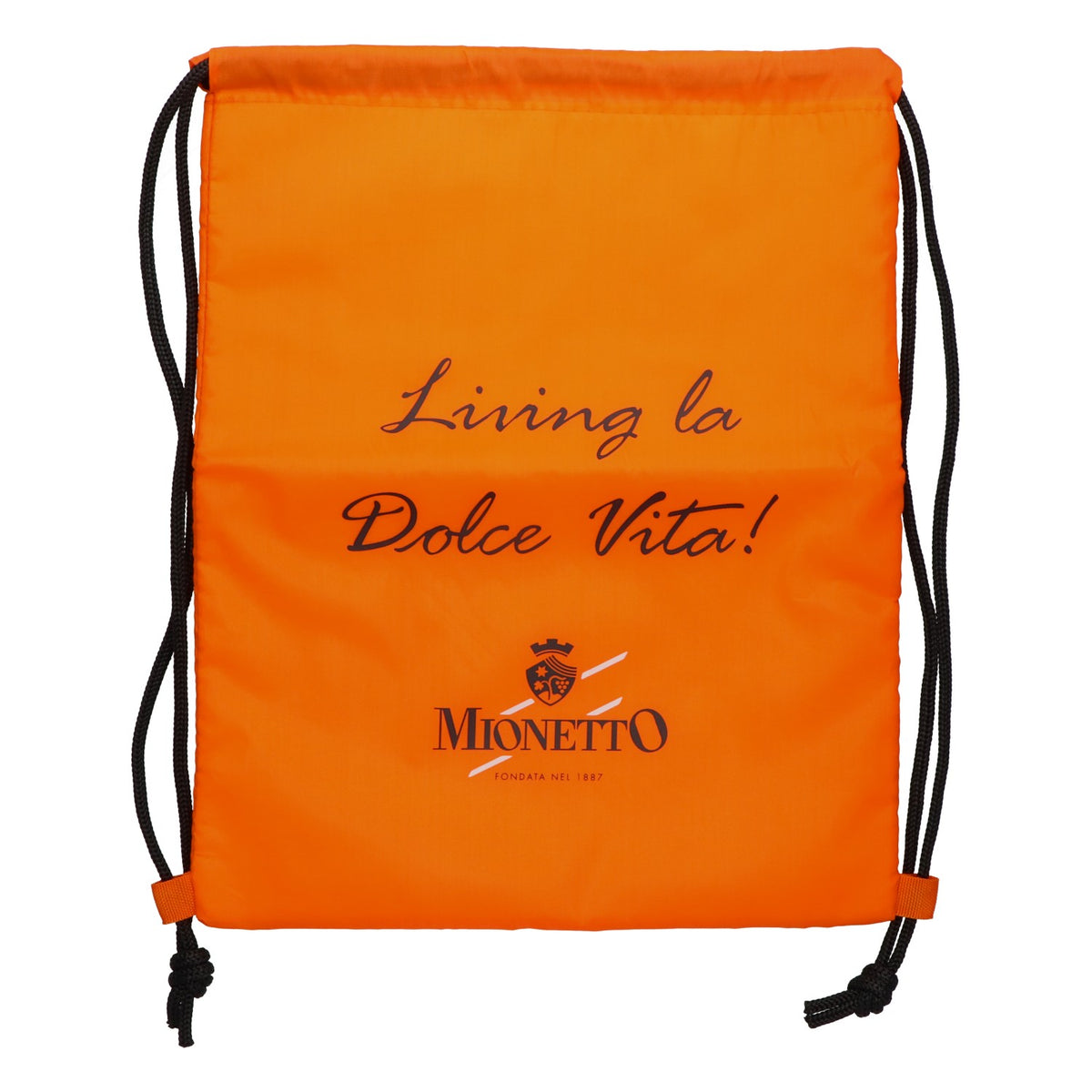 Sac isotherme Mionetto Prosecco, pochette isotherme, thermo orange, sangle de transport