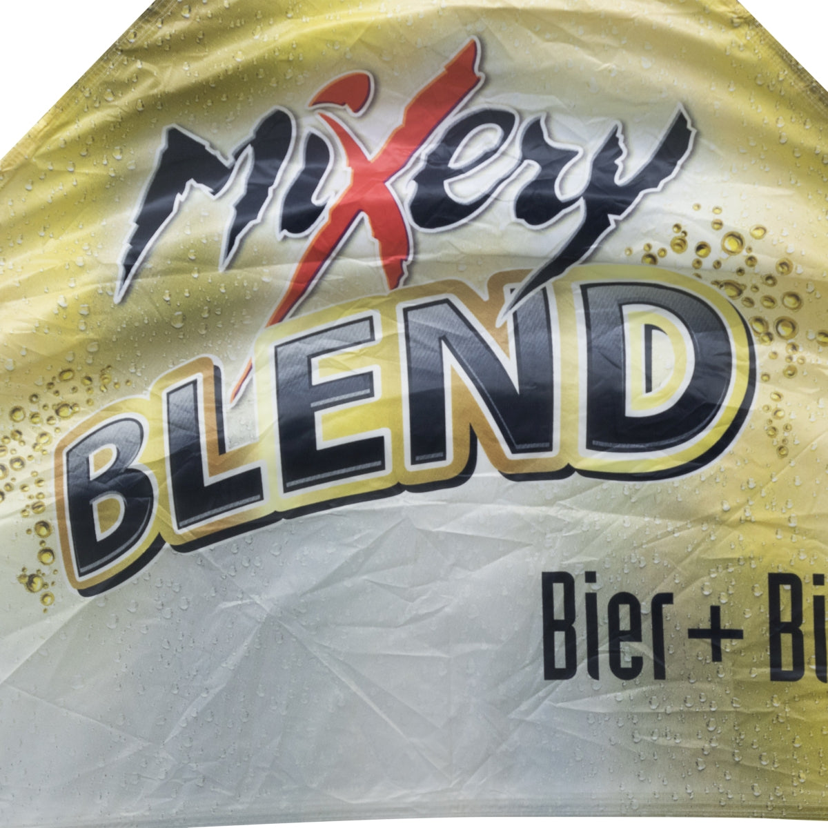 Mixery Drapeau de bière 3x3x3m Décoration pour bar, festival, fête, pub, publicité – Vue 2