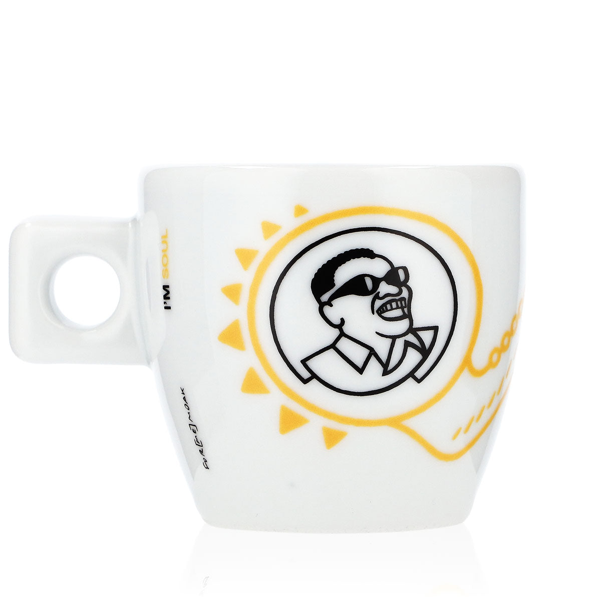 MOAK Tasse à café Tasse à espresso 50 ml Tasse à anse Verres à café Verres Soul