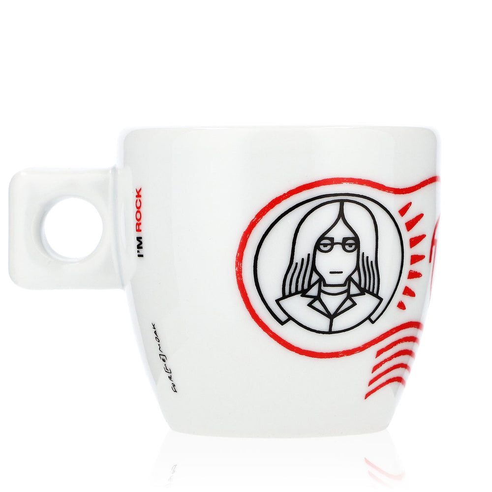 MOAK Tasse à café Tasse à espresso 50 ml Tasse à anse Verres à café Verres Rock