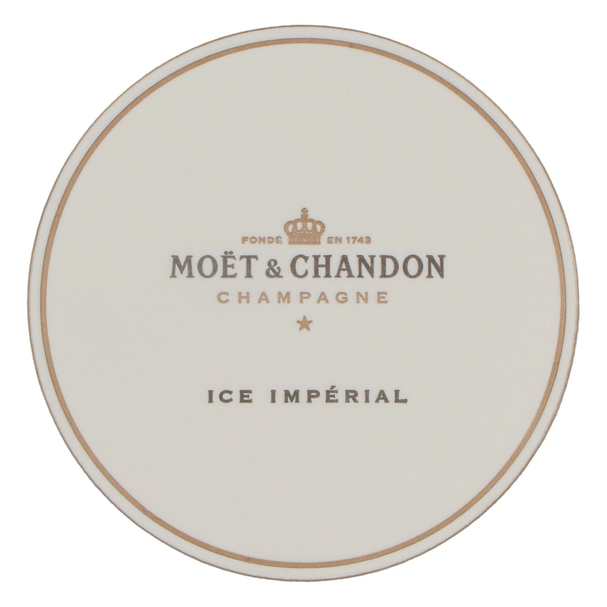 Moët & Chandon Champagne Napperon en verre 9 cm de diamètre
