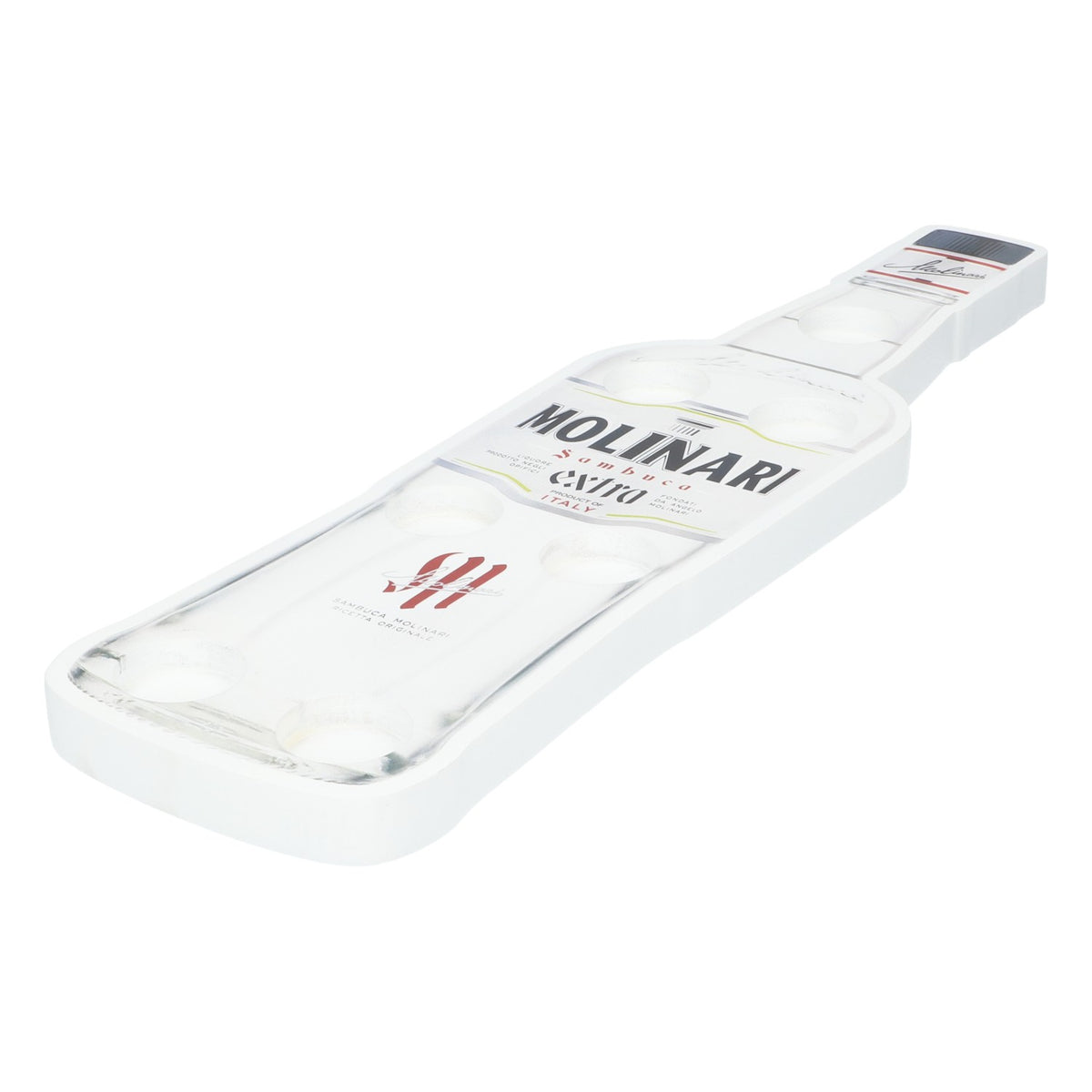 Molinari Sambuca Plateau Serveur à shots pour 7 verres Plateau de service Accessoires de bar Shotmeter Short – Vue 2