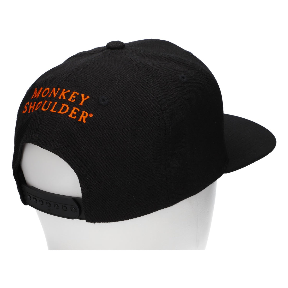 Casquette Snapback Monkey Shoulder Gin, neuve, tissu mélangé, noire – Vue 4