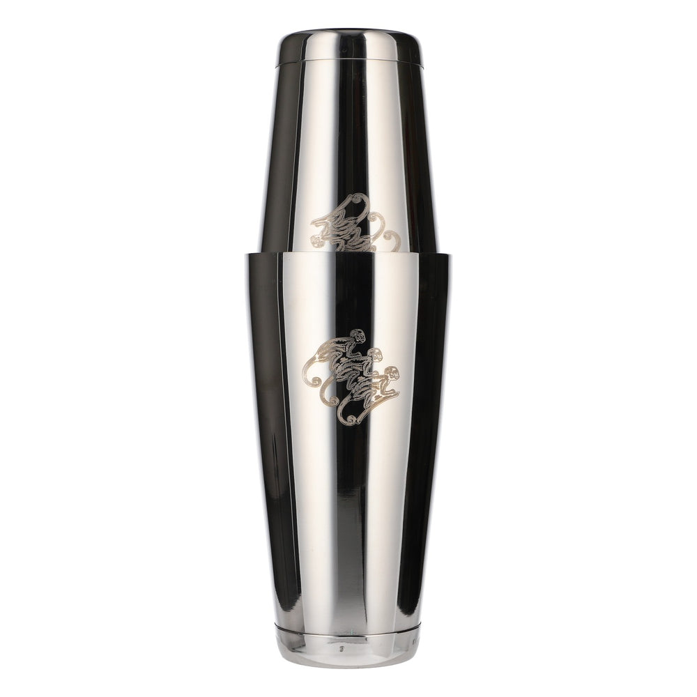 Monkey Shoulder Gin Shaker, nouveau, en acier inoxydable argenté, kit de cocktail, Barequipment