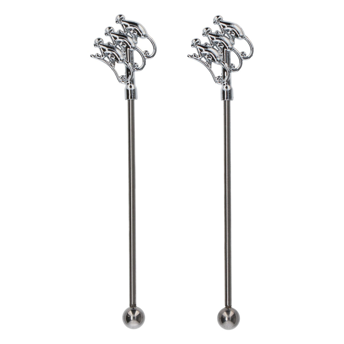 Monkey Shoulder Gin Stirrer 14 cm, petit modèle, neuf, acier inoxydable argenté, bâtonnet mélangeur – Vue 2