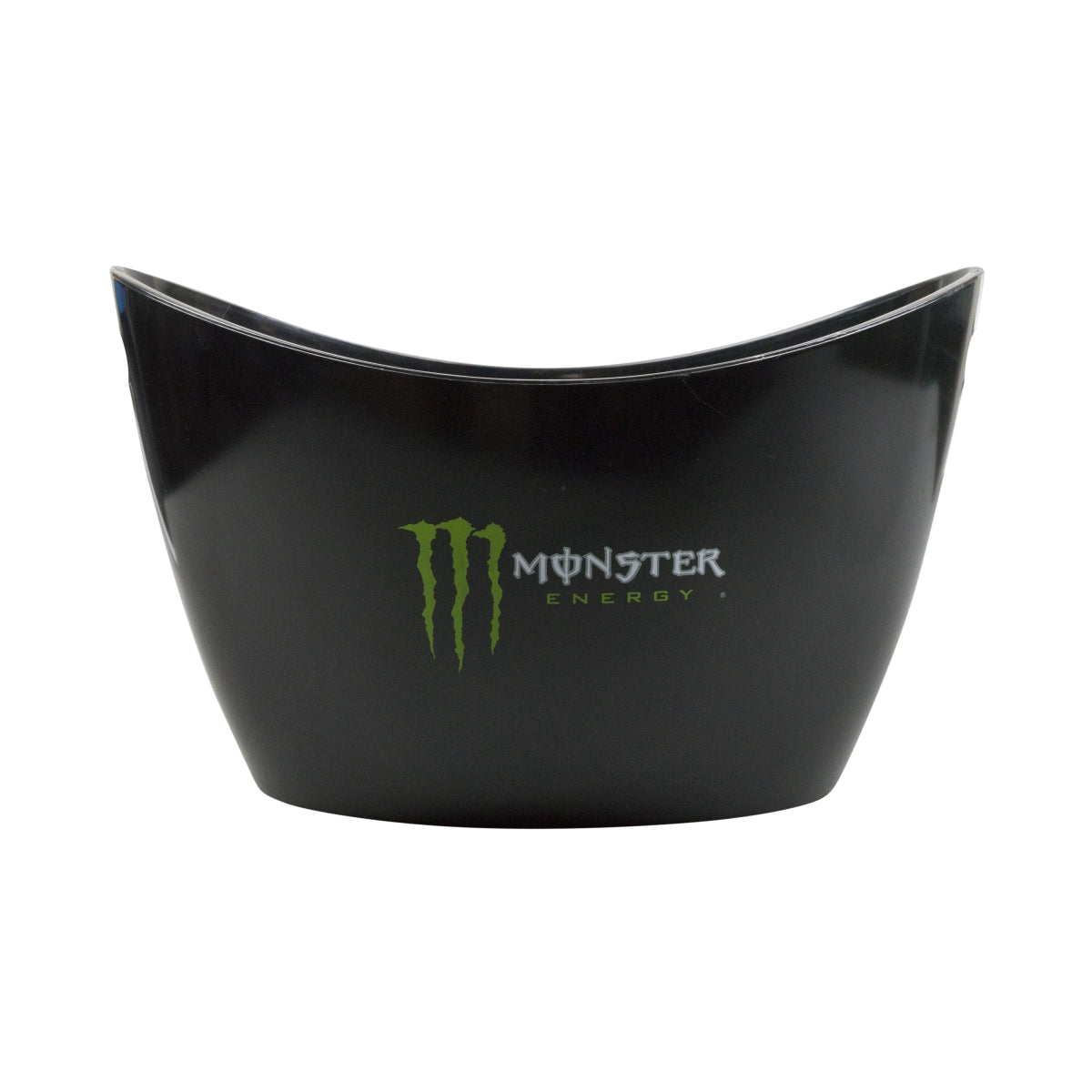Monster Energy Refroidisseur de bouteilles Bac à glaçons noir grand ouvert