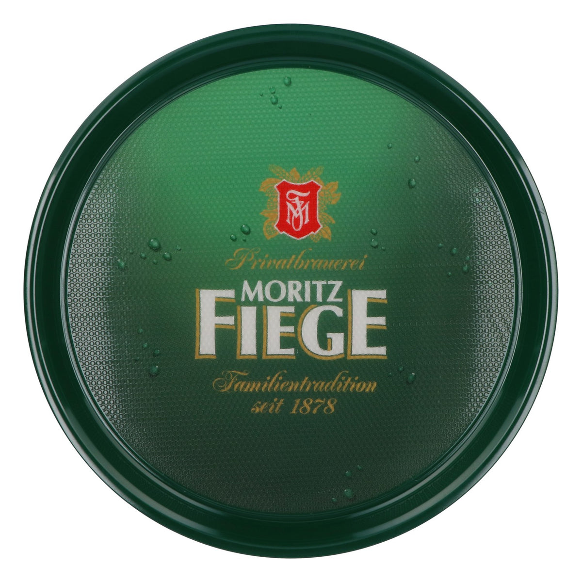 Moritz Fiege Plateau à bière Plateau de service Plateau de serveur 37 cm Vert caoutchouté