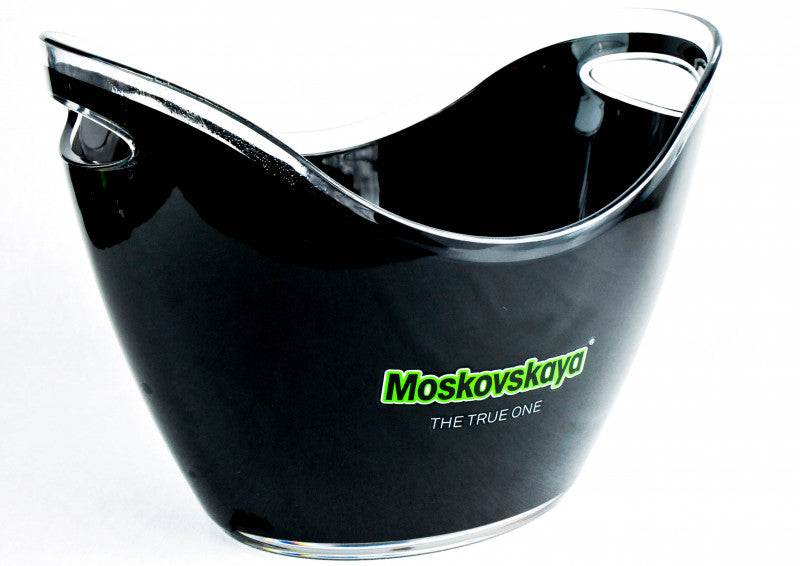 Moskovskaya : seau à glace noir et vert, grand format, accessoires de bar – Vue 2