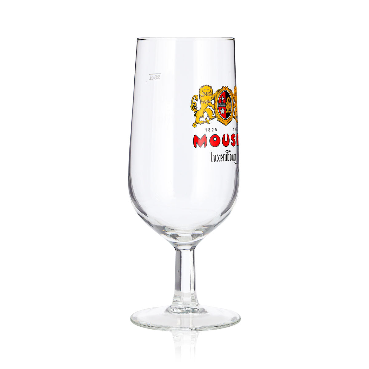 Verre à bière Mousel 0,25 l, forme de coupe, Luxembourg – Vue 3