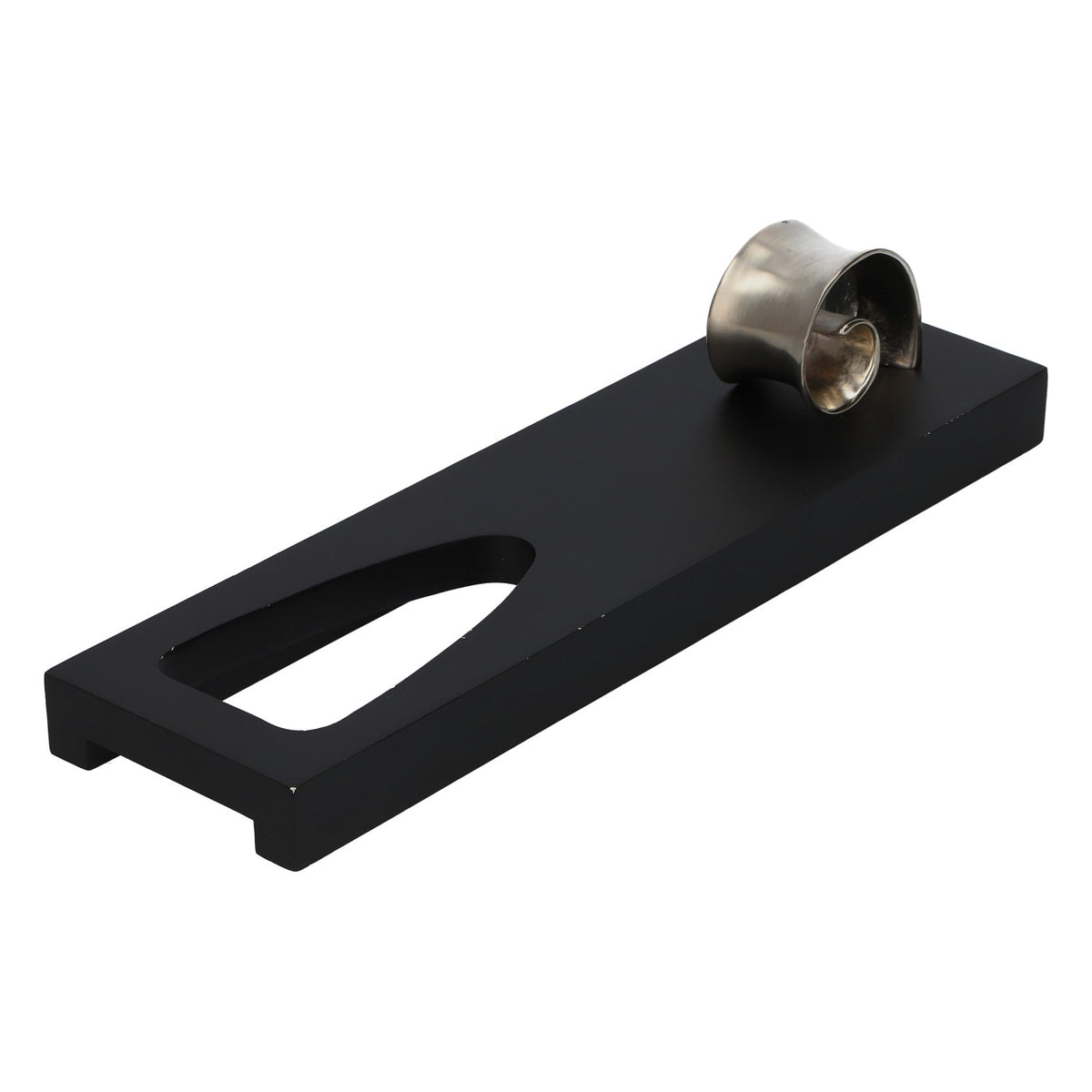 Porte-bouteilles de vin Mouton Cadet, présentoir de table, support métallique noir, cadeau – Vue 3