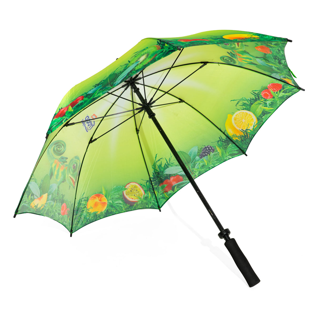 Parapluie Müller Milch, automatique, poignée souple, Froop, vert, envergure 101 cm – Vue 3