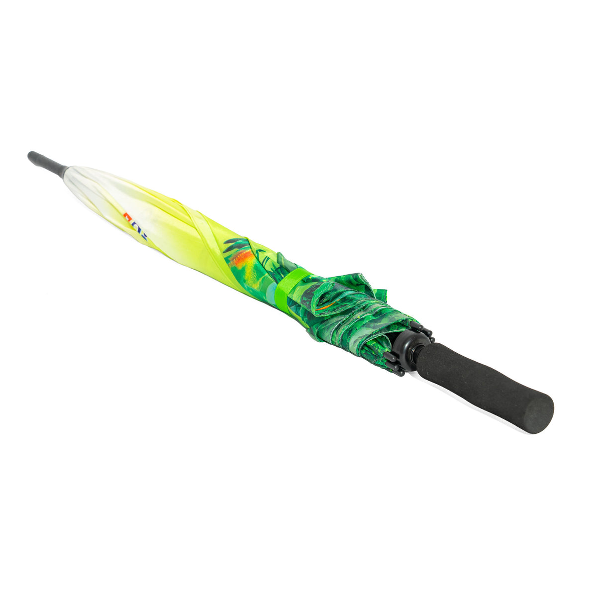 Parapluie Müller Milch, automatique, poignée souple, Froop, vert, envergure 101 cm – Vue 6