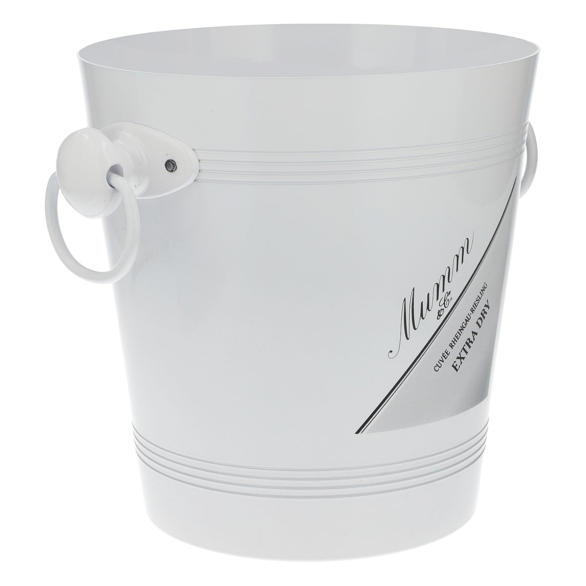 Seau à glace Mumm pour champagne, refroidisseur de bouteilles, glacière, Extra Dry, blanc, métal – Vue 2