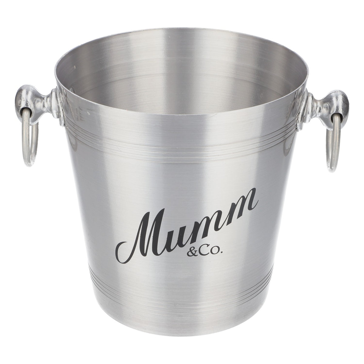 Seau à champagne Mumm Icecube argent avec anse – Vue 2