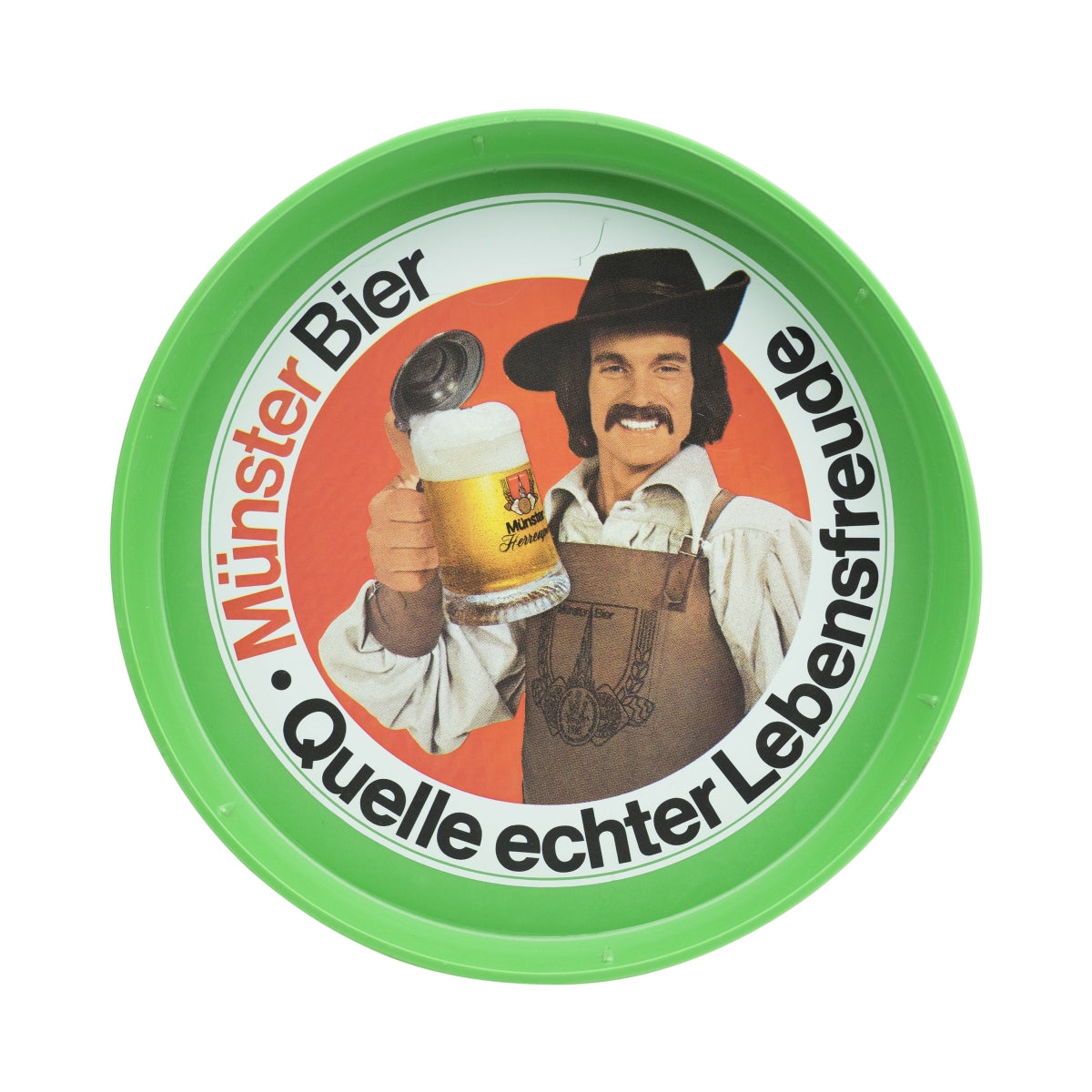 Plateau à bière Münster Verres antidérapants Plateau de service vert pour serveurs, restauration