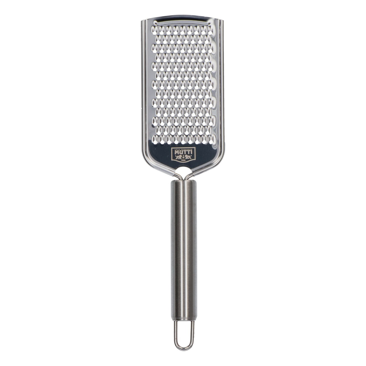 Râpe à fromage Mutti en acier inoxydable 24 cm – Râpe de cuisine robuste pour le fromage, les zestes et le gingembre – Vue 2