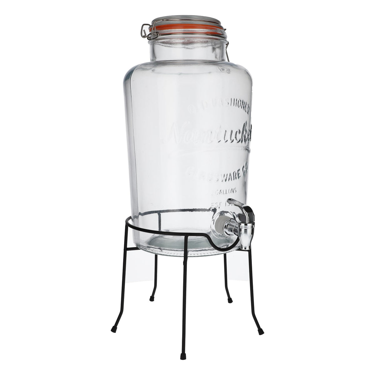 Distributeur de boissons gazeuses Nantucket avec support métallique 8 litres – Vue 2