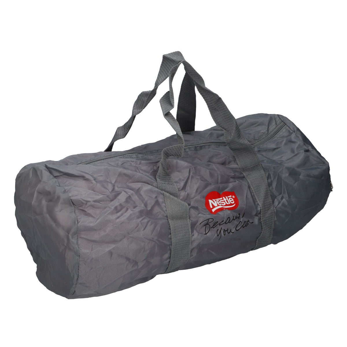 Sac de voyage pliable Nestlé, gris, en polyester, avec fermeture éclair, léger, 50 cm – Vue 2