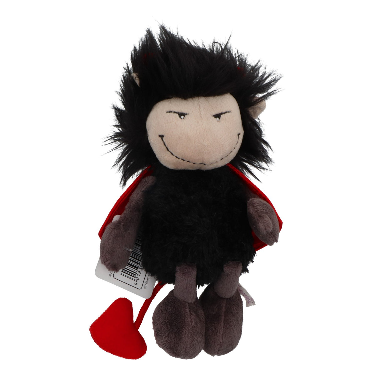 Peluche Nici Devil - Nouvelle peluche en tissu noire avec une queue en forme de cœur - 16 cm