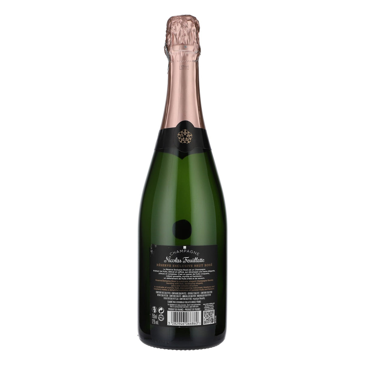 Bouteille décorative de champagne Nicolas Feuillatte Bouteille de présentation 0,75 l – Vue 3