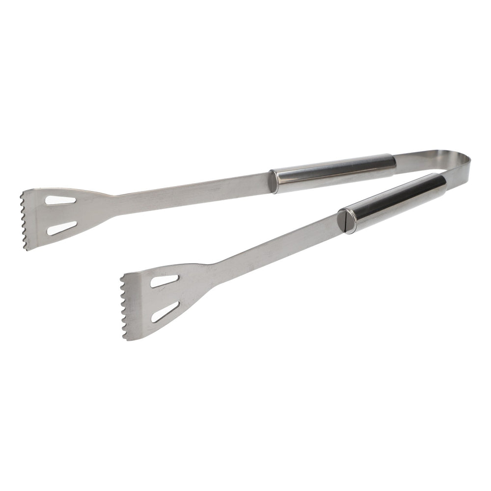 No Name Tongs à barbecue en acier inoxydable argenté pour bière, barbecue, soirée barbecue estivale