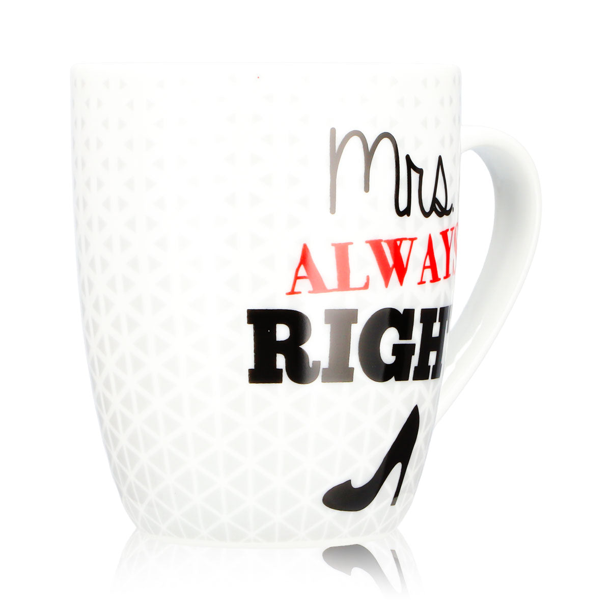 No Name Autres Verre 0,35 l Mrs. Always Right Tasse « Pour toi » blanche en céramique – Vue 2