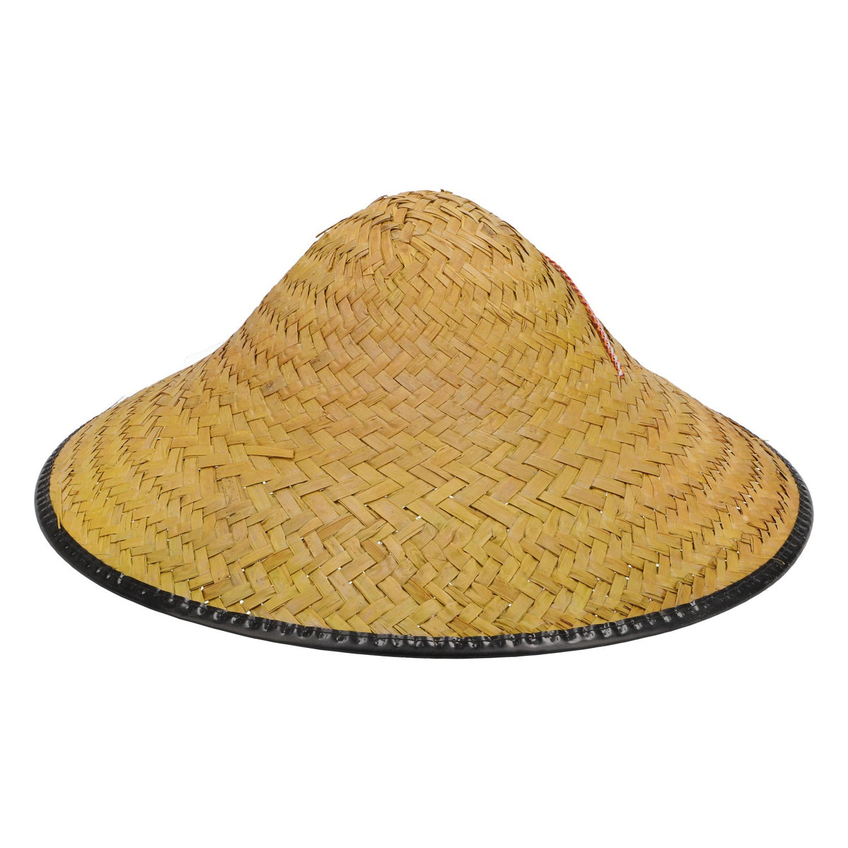 Chapeau de paille sans nom Chapeau chinois Chapeau asiatique Chapeau de paille pour les vacances Chapeau de plage – Vue 2