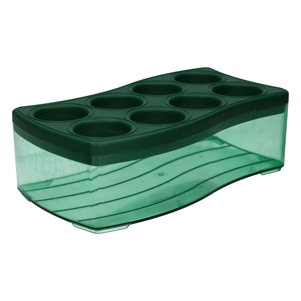Refroidisseur d'eau No Name, refroidisseur de bouteilles, porte-bouteilles, ondulé, neuf, en plastique, vert