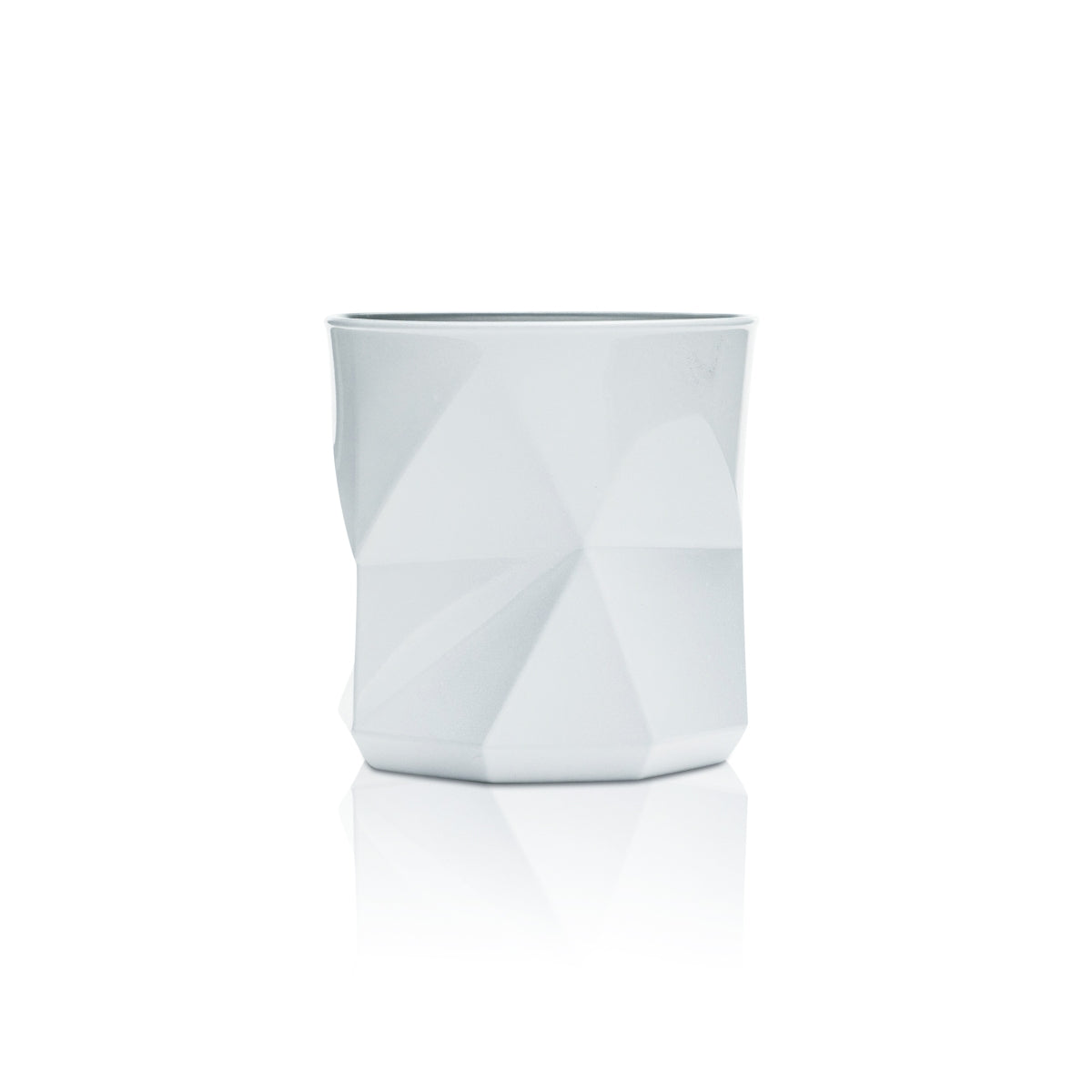 6 verres à gin Nordes 0,25 l, blancs, Atlantic, relief, design cube à cocktail – Vue 2