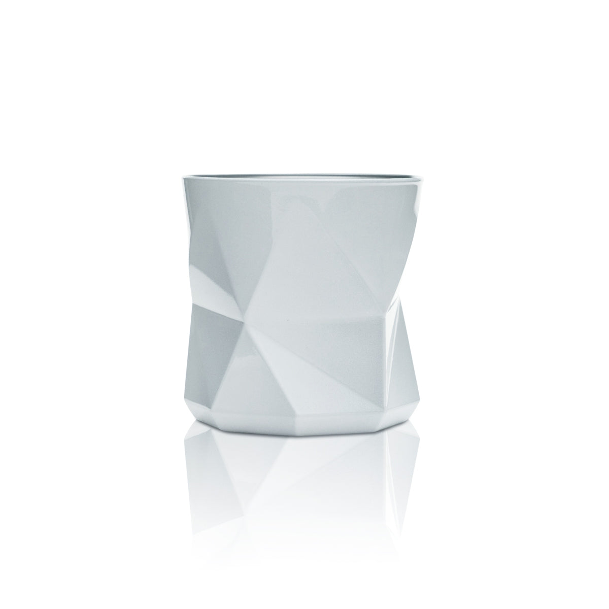 6 verres à gin Nordes 0,25 l, blancs, Atlantic, relief, design cube à cocktail – Vue 3
