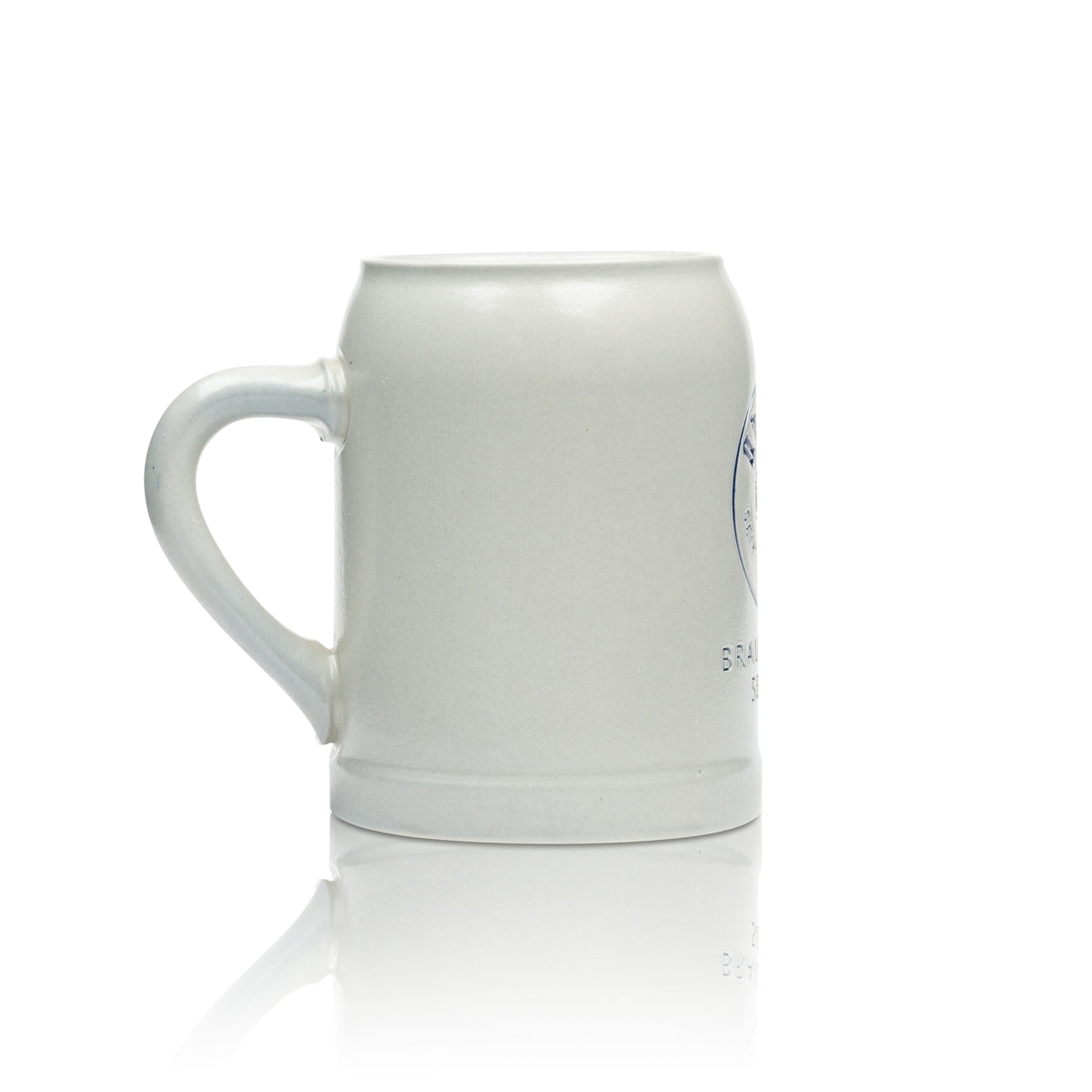 Verre à bière Oberbräu 0,5 l, clair, chope en grès, verres Seidel, chopes, anse, argile, céramique – Vue 2
