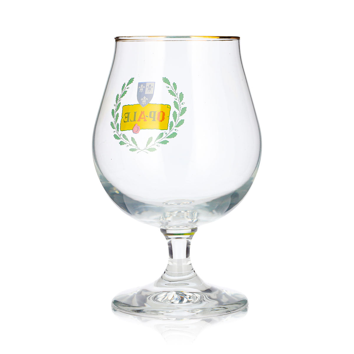 Verre à bière Op-Ale, verre à pied, 0,5 l, bord doré, Durobor, verre à bière à pied – Vue 4