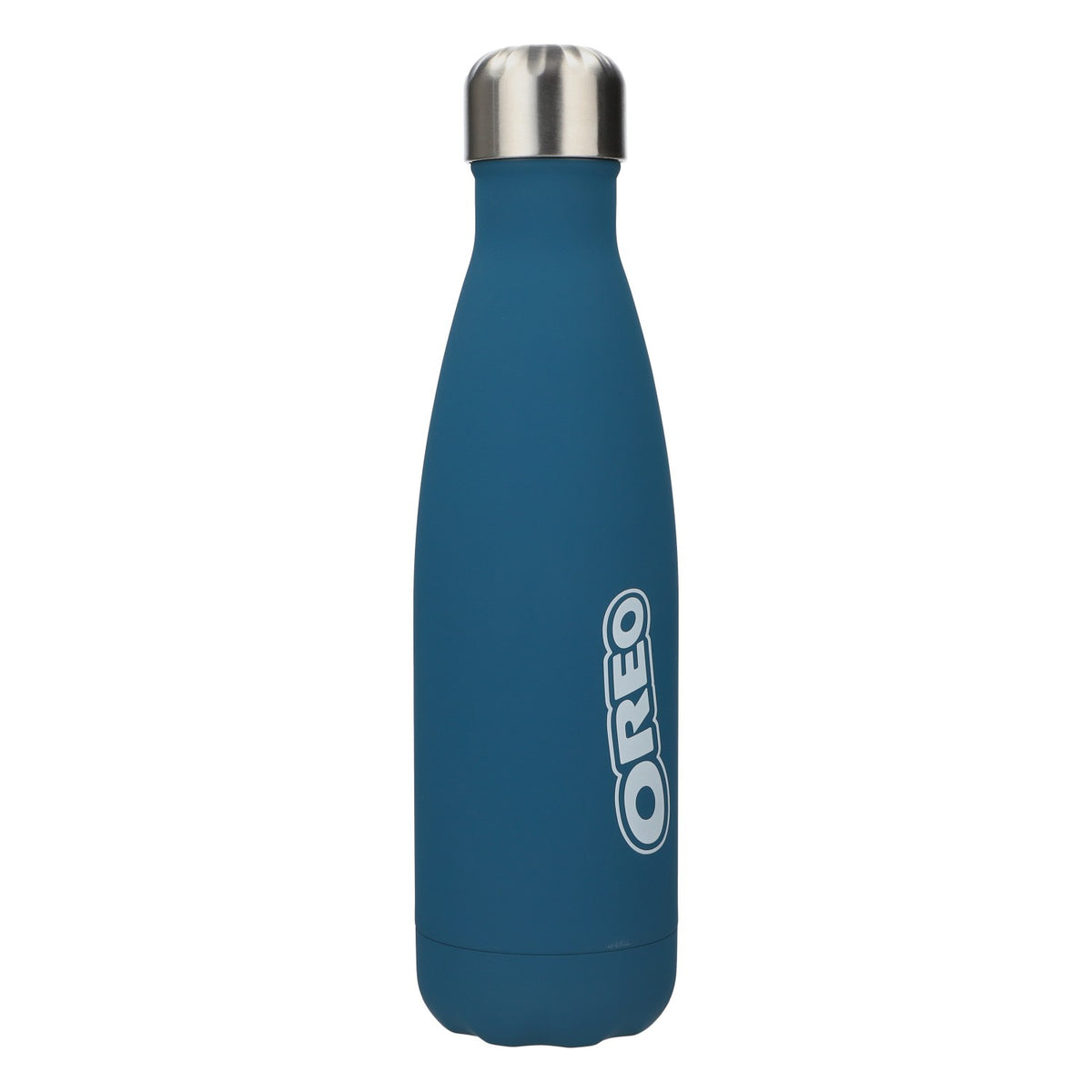 Bouteille isotherme Oreo 0,5 l, bleu caoutchouté, acier inoxydable – Vue 2