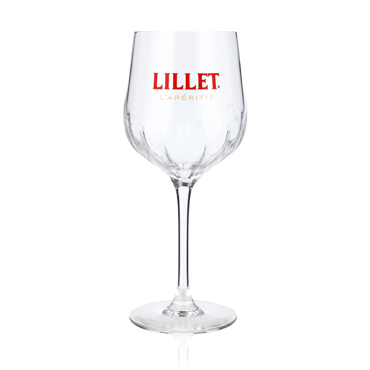 Verre original Lillet Signature 0,45 l Verre à apéritif avec graduation et élégant motif en relief – Vue 2