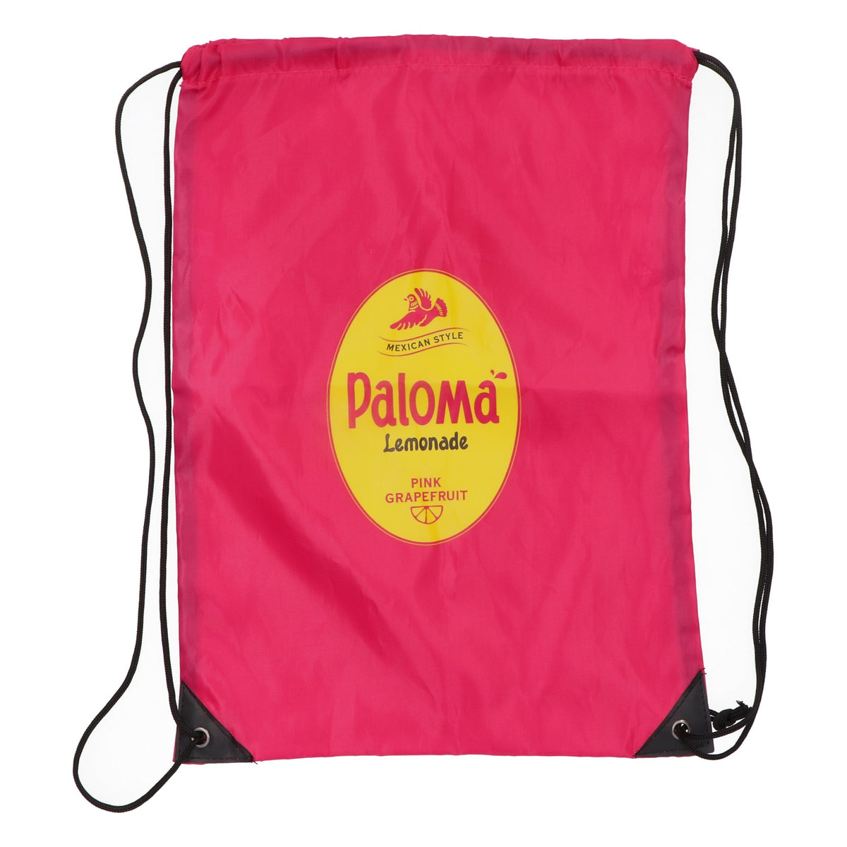 Sac de sport Paloma Lemonade Gymsac BagBase rose, 11 litres, résistant à l'eau