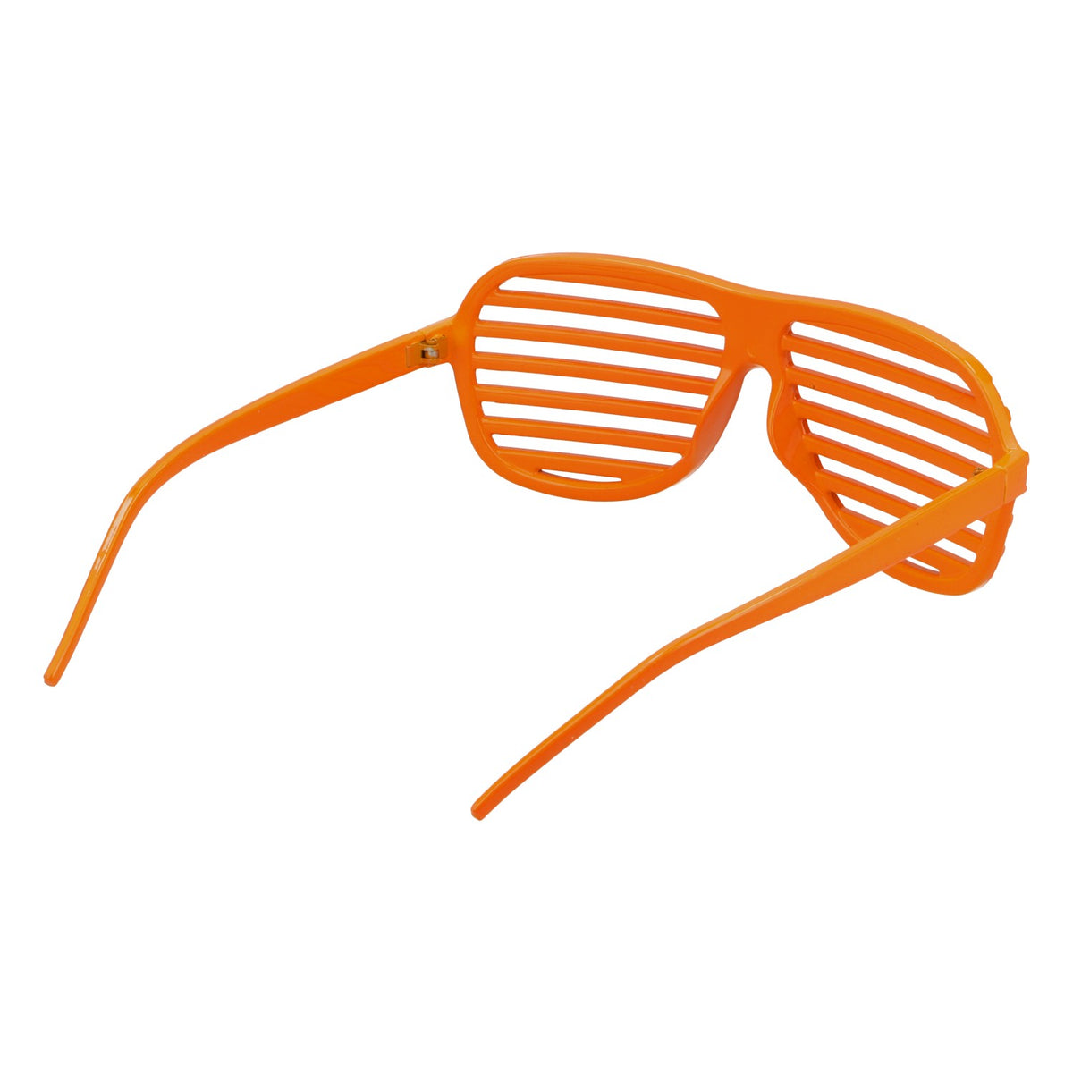 Lunettes de fête Atzen, lunettes orange Shutter Shades, look culte, pour faire la fête – Vue 4
