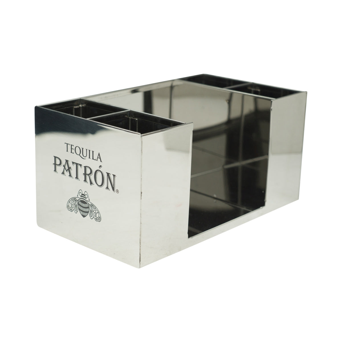 Patron Tequila Barcaddy Métal argenté Accessoire de bar Trieur Barman Décoration Gastro