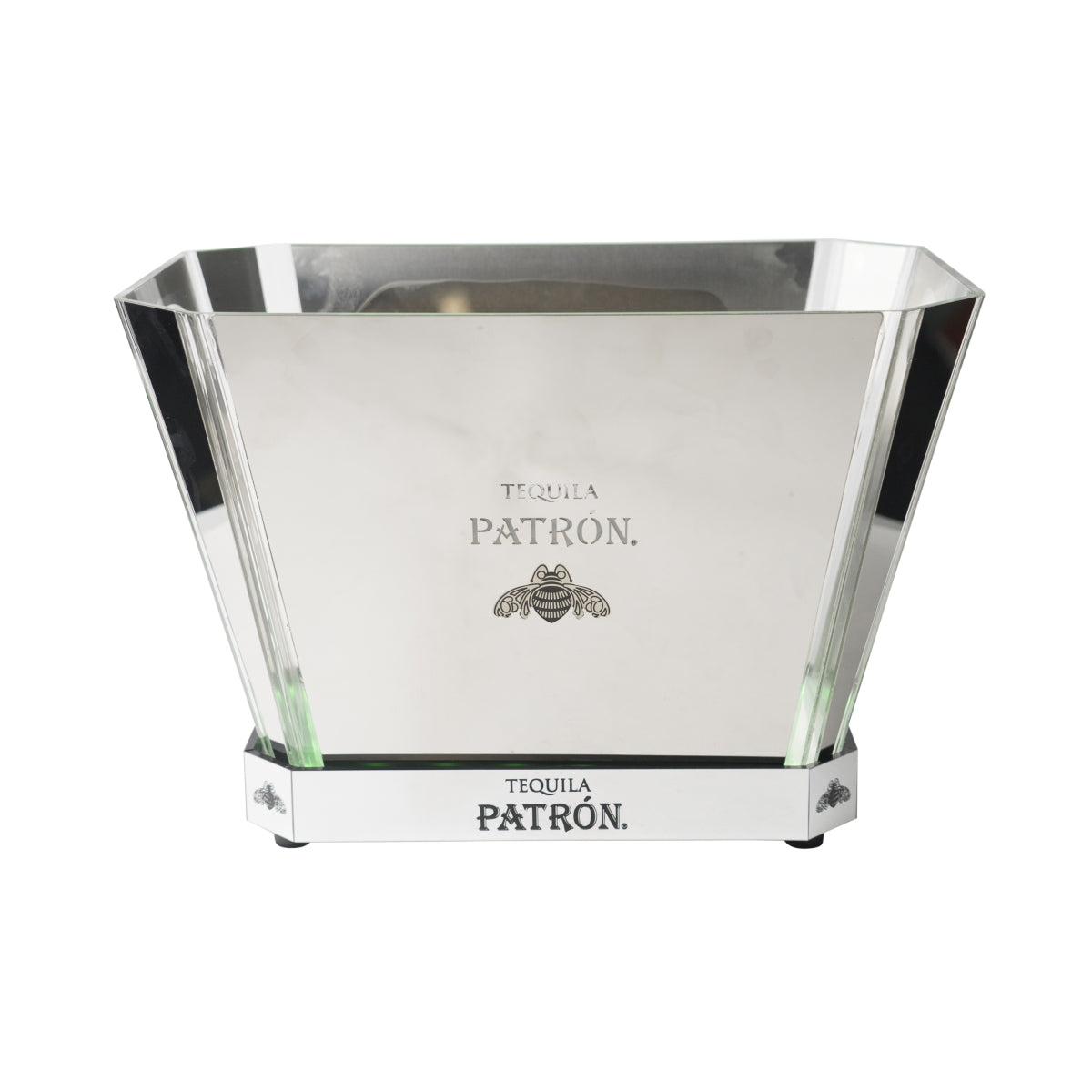 Refroidisseur à tequila Patron LED Bac réfrigérant Seau Glace Bar à glace Glaçons Bouteille