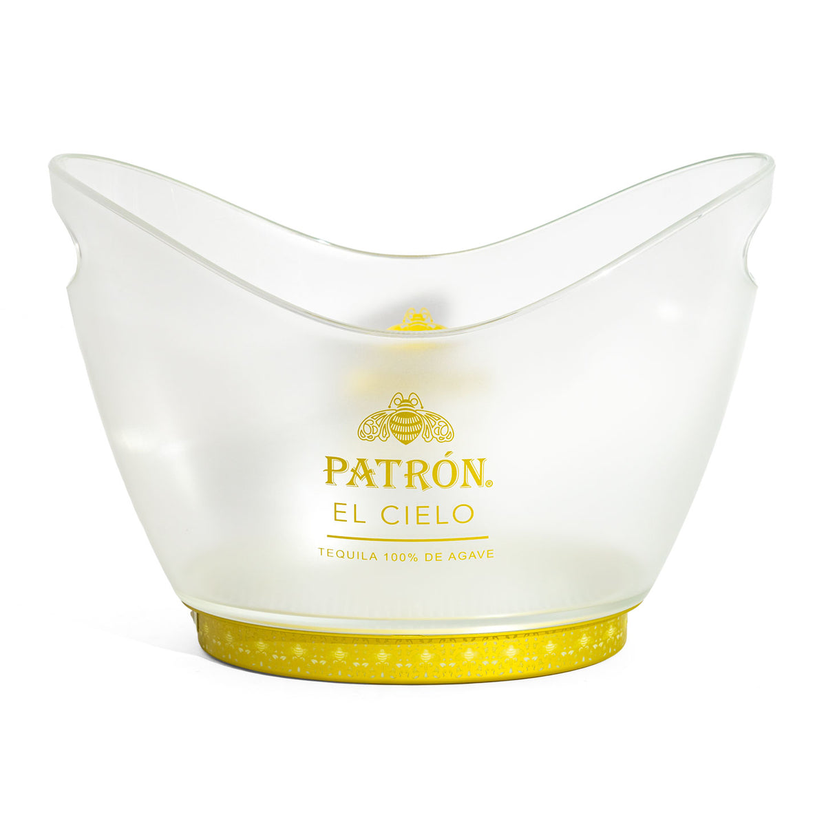 Refroidisseur à piles LED Patron Tequila « EL Cielo Illuminated Ice Bucket » avec bloc d'alimentation – Vue 2