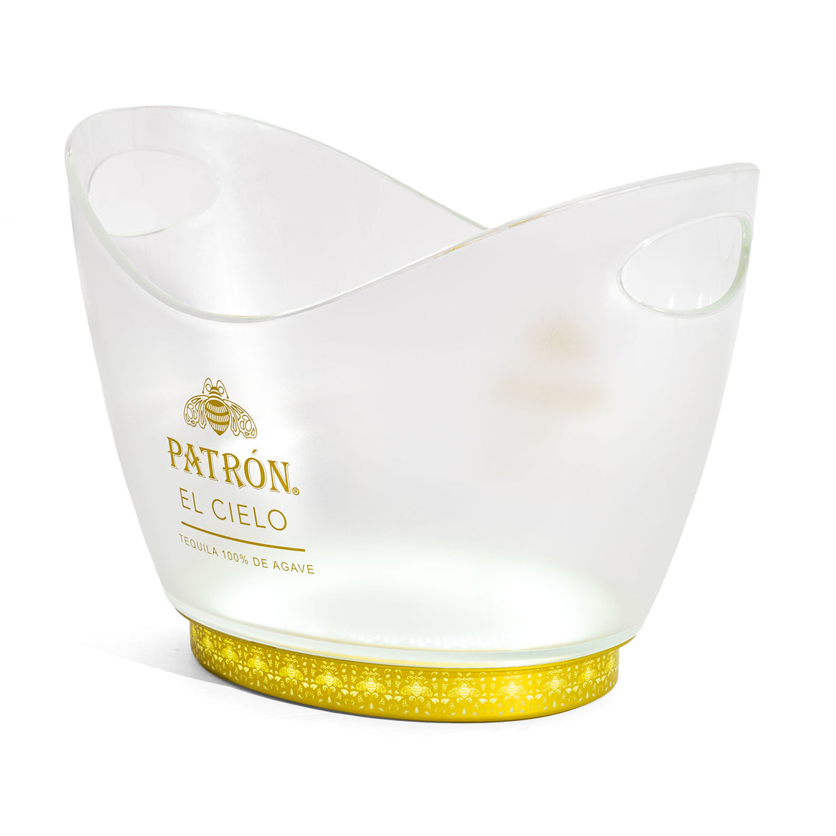 Refroidisseur à piles LED Patron Tequila « EL Cielo Illuminated Ice Bucket » avec bloc d'alimentation – Vue 5