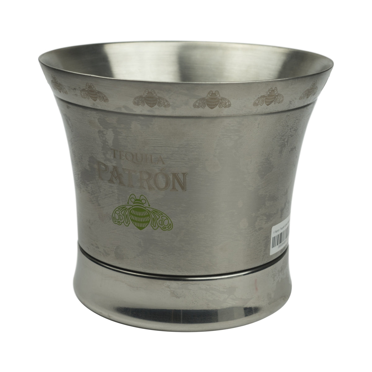 Patron Tequila métal refroidisseur seau bar récipient glacière bouteille Ice Cooler vert abeille – Vue 2