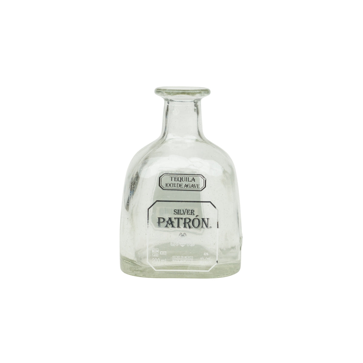 Vase Patron Tequila Fleurs 0,2 l Bouteilles vides Présentoir de bar Décoration de mariage