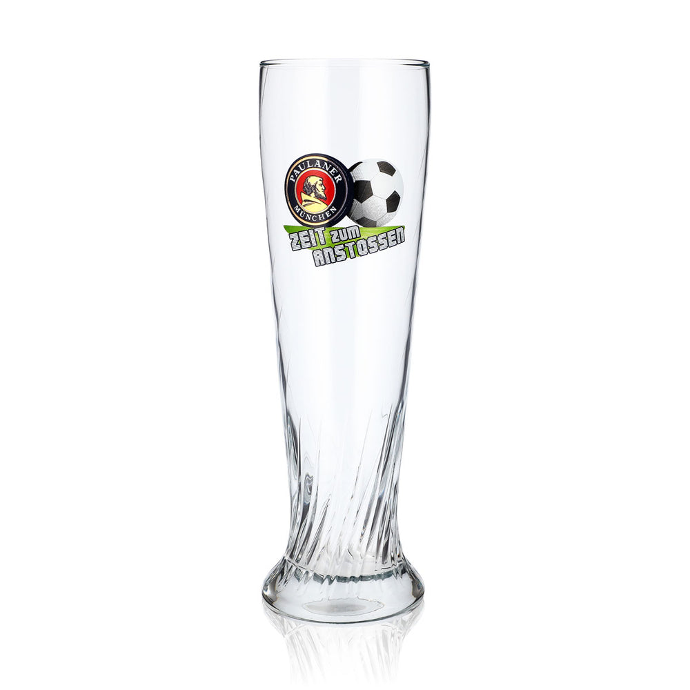 Verre à bière Paulaner 0,5 l, verre à bière blanche « Zeit zum Anstossen », verre à bière de blé « sahm »