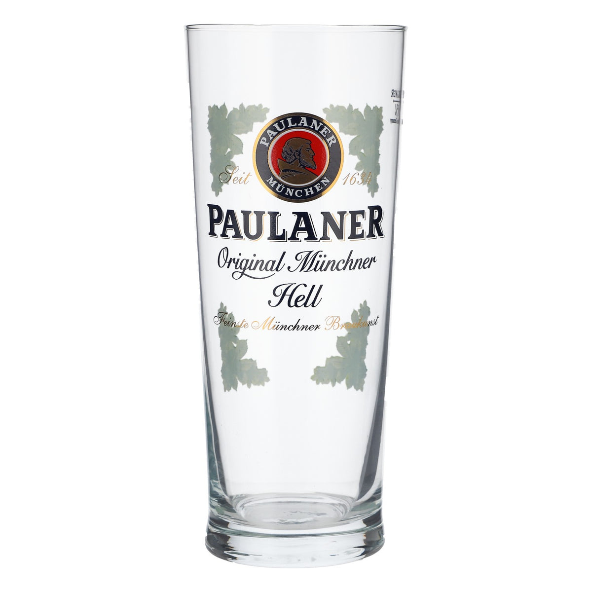 Verre à bière Paulaner Verre à pied Munich 0,5 l Clair Verre graffité avec stylo