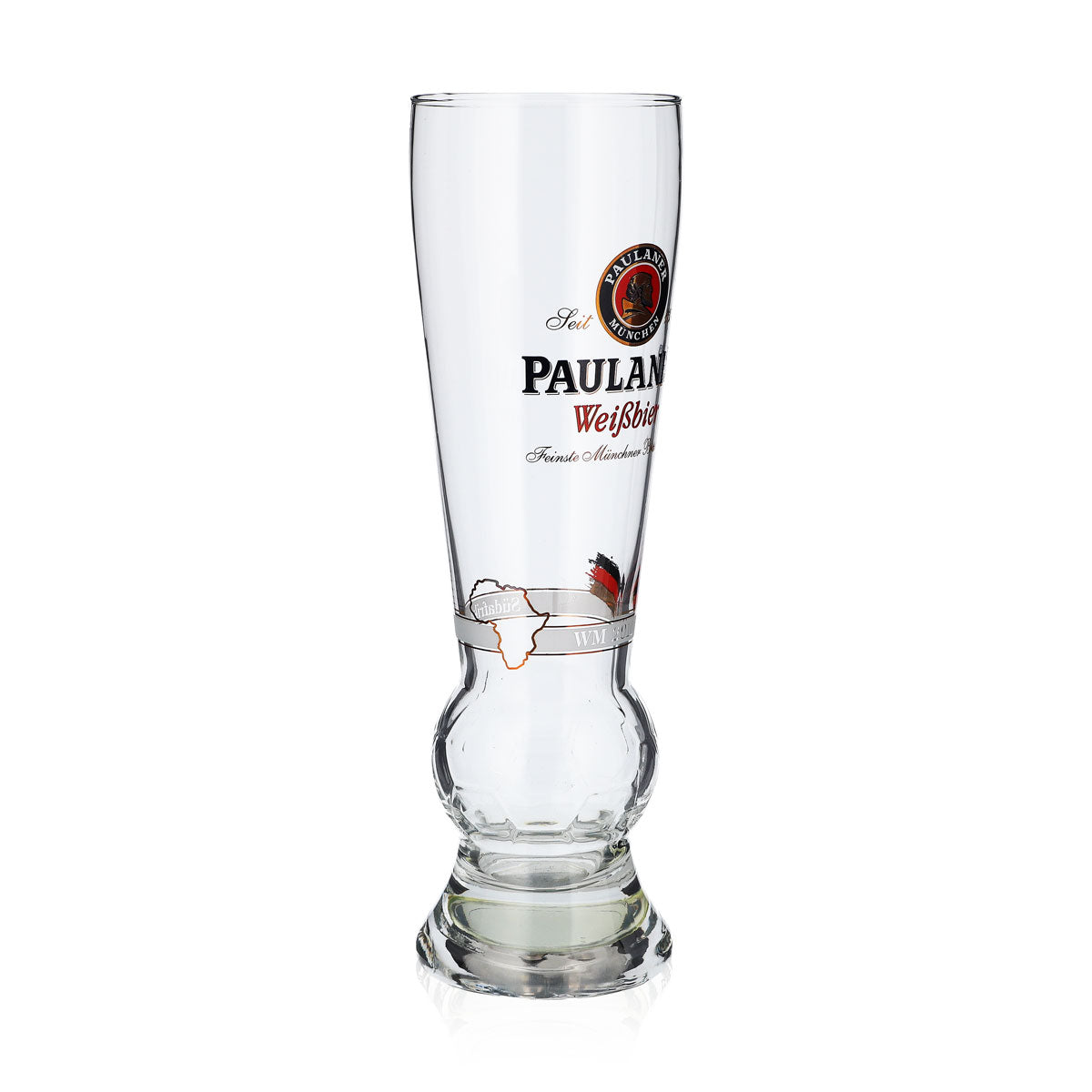 Verre à bière Paulaner Verre à bière blanche Édition spéciale Coupe du monde 2010 Éclairage – Vue 2