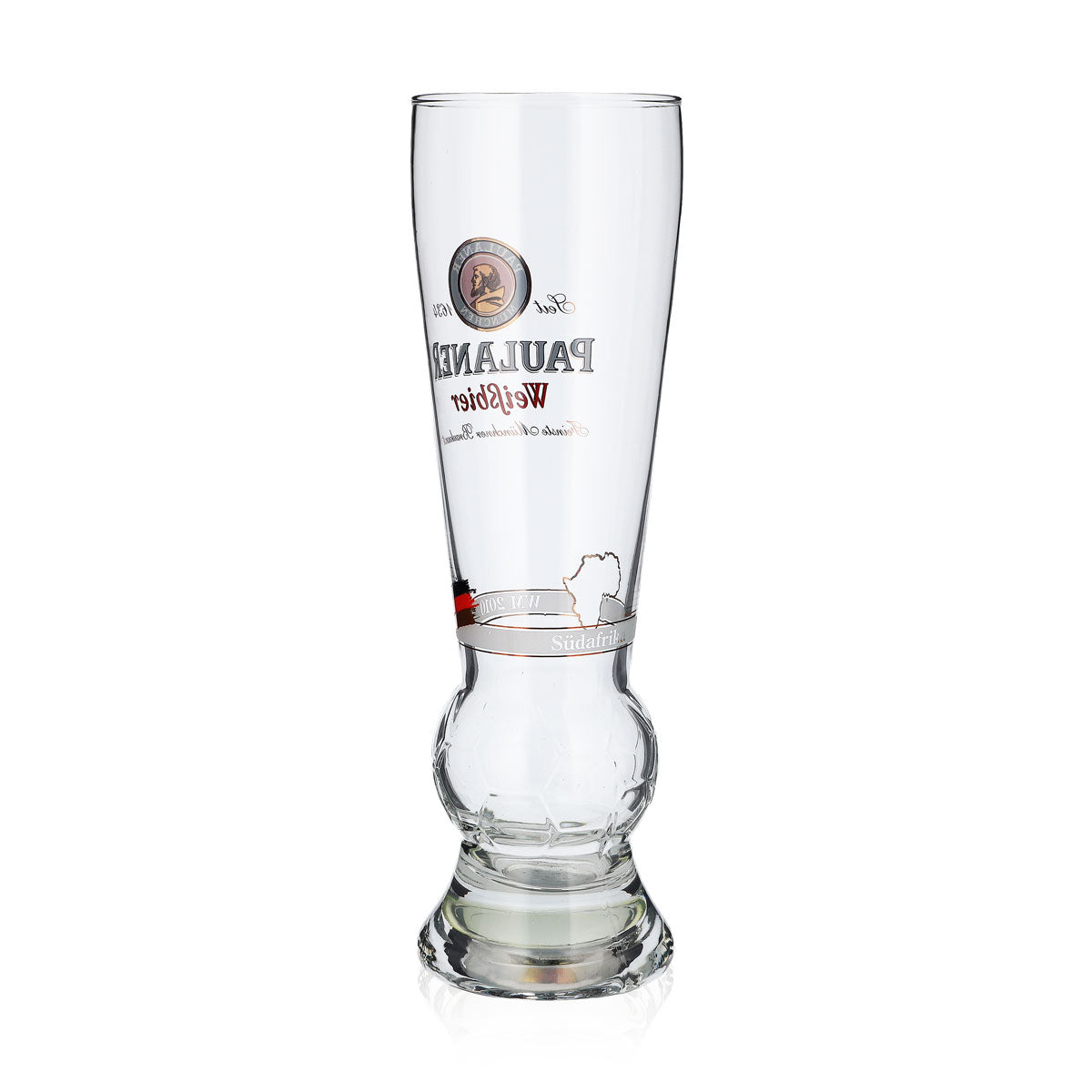 Verre à bière Paulaner Verre à bière blanche Édition spéciale Coupe du monde 2010 Éclairage – Vue 3