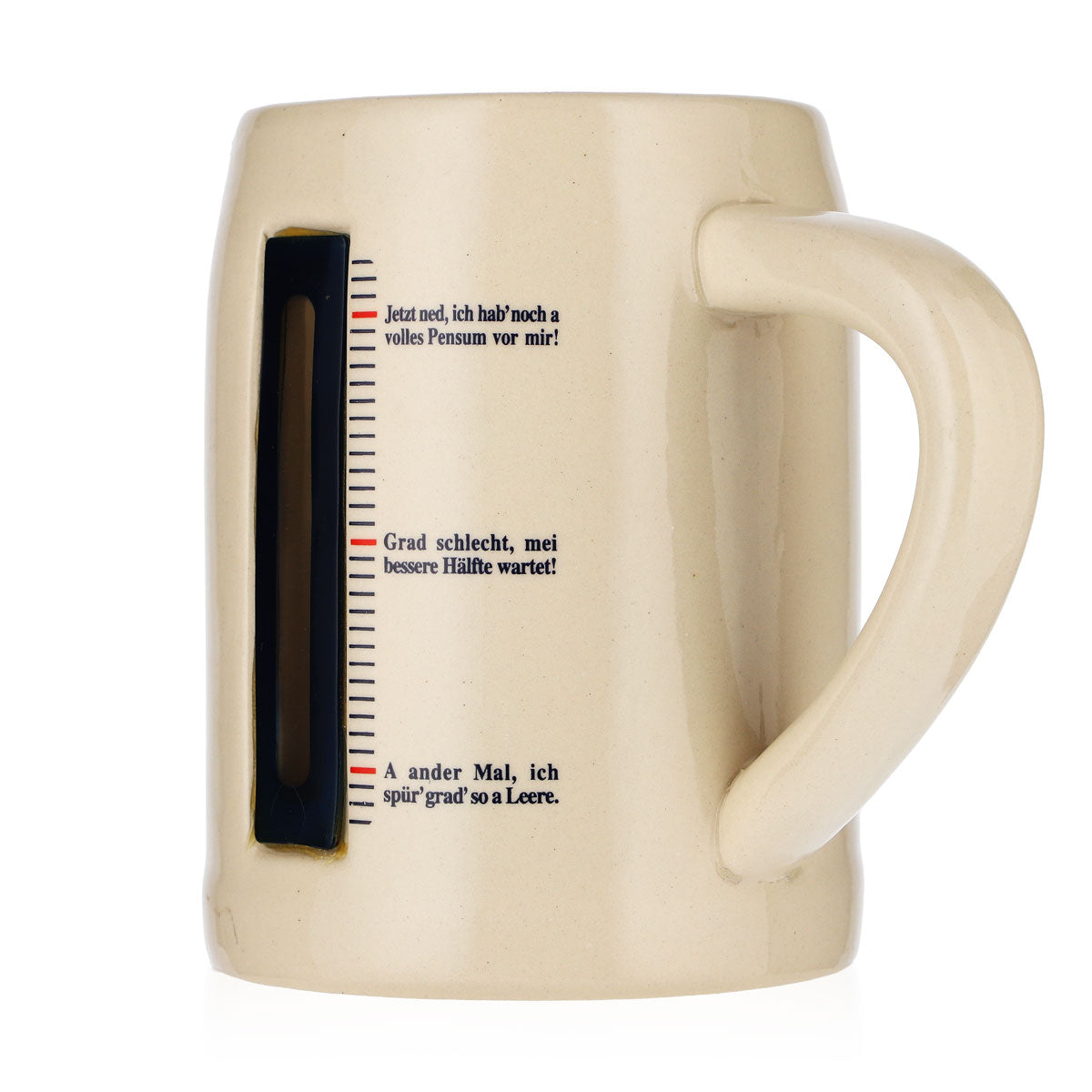 Bière Paulaner Verre Chope de collection Seidel 0,64 l Chope en terre cuite Échelle de mesure
