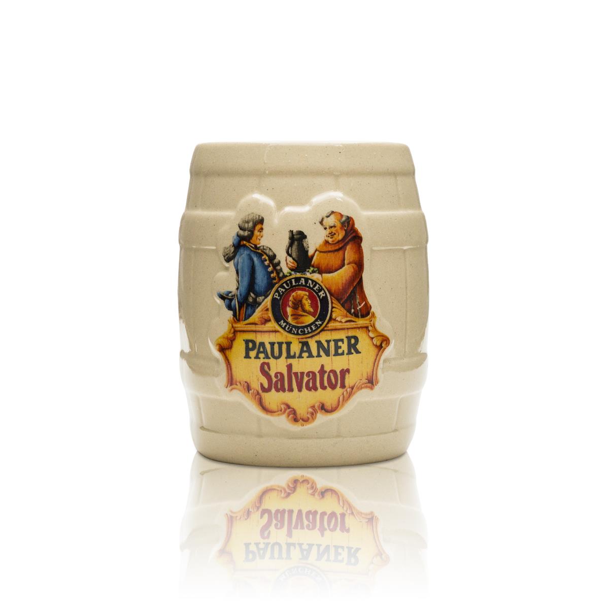 Paulaner Bier Krug Salvator Pot en argile Verres à bière Herb Rare Munich