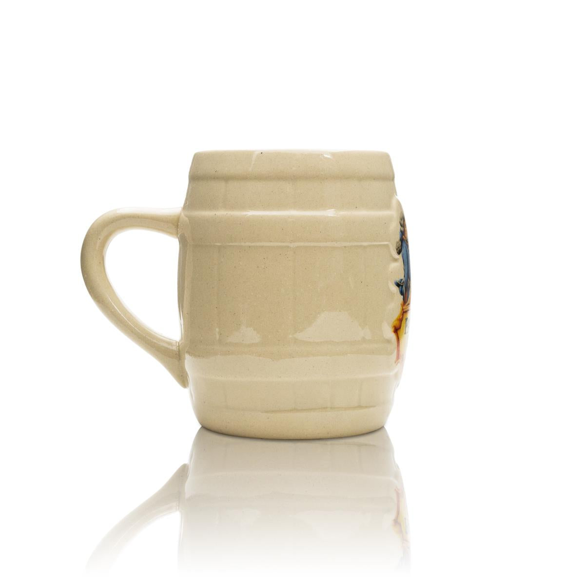 Paulaner Bier Krug Salvator Pot en argile Verres à bière Herb Rare Munich – Vue 2